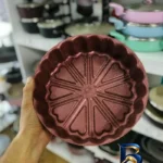 نمای جزئیات قالب کیک به گز مدل قلبی کف پرداخت و جزئیات مواد