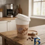 نمای جزئیات ماگ مدل کلمبیا Its Coffe اصل پرداخت و جزئیات مواد