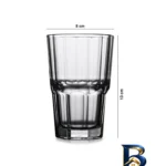 نمای جزئیات لیوان پاشاباغچه مدل Serenity کد 520465 بسته ۳ عددی پرداخت و جزئیات مواد