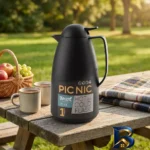 نمای جزئیات فلاسک تاپکو مدل PIC NIC با گنجایش 1 لیتر پرداخت و جزئیات مواد