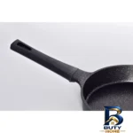 نمای جزئیات تابه یونیک دیاموند با روکش گرانیت و بدنه چدن پرداخت و جزئیات مواد
