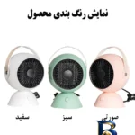 نمای جزئیات فن هیتر مدل H۷ اصل پرداخت و جزئیات مواد