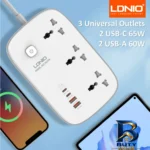 نمای لبه چندراهی برق الدینیو مدل ۶۵W-SC۳۴۱۶ اصل حاشیه و پرداخت