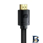 نمای جزئیات کابل HDMI باسئوس مدل CAKGQ-L۰۱ طول ۳ متر اصل پرداخت و جزئیات مواد