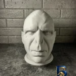 نمای جزئیات پایه نگهدارنده هدفون مدل Lord Voldemort پرداخت و جزئیات مواد