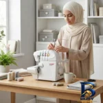 نمای جزئیات چرخ خیاطی سردوز نیولایف مدل 1151N پرداخت و جزئیات مواد