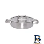 نمای جزئیات سرویس قابلمه و تابه استیل ۸ پارچه کرکماز مدل SILVERA کد 2788 پرداخت و جزئیات مواد