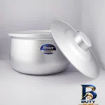نمای جزئیات سرویس قابلمه ۶ پارچه بی نظیر مدل خمره ای پرداخت و جزئیات مواد