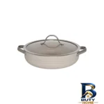 نمای جزئیات سرویس قابلمه و تابه گرانیت ۷ پارچه کرکماز مدل 2-2619 پرداخت و جزئیات مواد