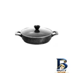 نمای جزئیات تابه گرانیتی کاندید مدل پروانه با کیفیت عالی پرداخت و جزئیات مواد