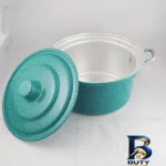 نمای بسته بندی سرویس قابلمه 8 پارچه مدل تابان با کیفیت عالی برچسب و بسته بندی