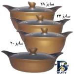نمای جزئیات سرویس پخت و پز ۸ پارچه مدل BEST۸ اصل پرداخت و جزئیات مواد