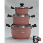 نمای جزئیات سرویس قابلمه ۶ پارچه مدل LCH۲۵۸۷۴ اصل پرداخت و جزئیات مواد