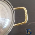 نمای جزئیات قابلمه روحی 8 پارچه مدل موج کد gggf پرداخت و جزئیات مواد