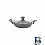 نمای جزئیات تابه گرانیت عروس مدل پارمیس با روکش باکیفیت پرداخت و جزئیات مواد