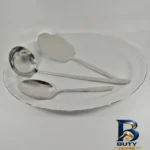 نمای جزئیات سرویس ملاقه و کفگیر ۳ پارچه مدل دونا پرداخت و جزئیات مواد