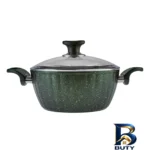 نمای جزئیات سرویس قابلمه و تابه بیوگرانیتی ۷ پارچه کوک پلاس مدل DREAM پرداخت و جزئیات مواد