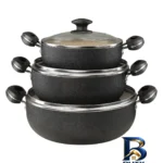 نمای جزئیات سرویس تابه 6 پارچه مدل آریا با کیفیت عالی پرداخت و جزئیات مواد