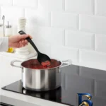 نمای جزئیات سرویس کفگیر و ملاقه ۳ پارچه ایکیا مدل GN-۴۱ اصل پرداخت و جزئیات مواد