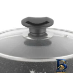 نمای جزئیات تابه گرانیتی تیارا با کیفیت عالی پرداخت و جزئیات مواد