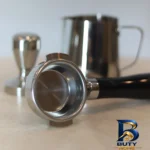 نمای جزئیات اسپرسوساز ۱۲۵۰ میلی لیتری تیوارکس مدل TX-۷۱۷۰ Plus، با مصرف پودر قهوه، مناسب تهیه اسپرسو، امریکانو و لانگو، دارای