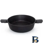 نمای جزئیات تابه گرانیت لیدوما با روکش دو رو و دسته باکالیت پرداخت و جزئیات مواد