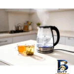 نمای جزئیات کتری برقی پرودو مدل PDLFST۱۸ PyroT۱ گنجایش ۱.۸ لیتر اصل پرداخت و جزئیات مواد