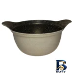 نمای جزئیات قابلمه چدن گرانیتی Best با روکش نانو پرداخت و جزئیات مواد