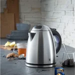 نمای جزئیات کتری برقی دبلیو ام اف مدل STELIO با گنجایش 1.7 لیتر پرداخت و جزئیات مواد
