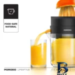 نمای جزئیات آبمیوه گیری پرودو مدل PD-LFST۱۲۳-BK اصل پرداخت و جزئیات مواد