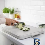 نمای جزئیات تخته گوشت ایکیا مدل LILLHAVET با کیفیت عالی پرداخت و جزئیات مواد
