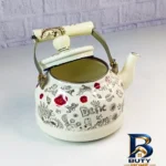 نمای جزئیات کتری طرح دار مدل لعابی کد 35192 پرداخت و جزئیات مواد