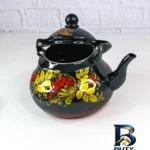 نمای جزئیات کتری لعابی مدل کد 35197 گنجایش 2.5 لیتر پرداخت و جزئیات مواد