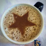 نمای جزئیات شابلون قهوه مدل Star با کیفیت عالی پرداخت و جزئیات مواد