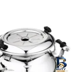 نمای بسته بندی سماور گازی گروه صنعتی برادران سیفی مدل سه کاره 2020 با قوری مهر کیسه و مواد