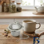 نمای جزئیات دمنوش ساز با مدل توری قفل دار پرداخت و جزئیات مواد