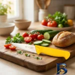 نمای جزئیات چاقو آشپزخانه حیدری مدل کد 011 پرداخت و جزئیات مواد