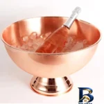 نمای جزئیات ظرف یخ مدل رومنس با طراحی زیبا پرداخت و جزئیات مواد