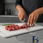نمای جزئیات تخته گوشت نورپلاستیک مدل پردیس کد PR۱۵۴ بسته ۲ عددی اصل پرداخت و جزئیات مواد
