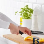 نمای جزئیات ست چاقو آشپزخانه ۳ پارچه ایکیا مدل HACKIG پرداخت و جزئیات مواد