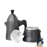 نمای جزئیات موکاپات مدل Moka Crem با گنجایش 200 میلی لیتر پرداخت و جزئیات مواد