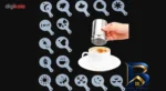 نمای جزئیات شابلون تزیینی قهوه مدل Gater مجموعه ۱۶ عددی پرداخت و جزئیات مواد