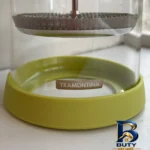 نمای جزئیات فرنچ پرس ترامونتینا مدل Silicone Line با گنجایش ۶۰۰ میلی لیتر پرداخت و جزئیات مواد