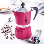 نمای جزئیات قهوه ساز بیالتی مدل رینبو 1Cup کد 5011 پرداخت و جزئیات مواد