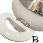 نمای جزئیات ست کتری و قوری کتیچن ورپلاتا مدل Love Ring با گنجایش ۵.۵ لیتر پرداخت و جزئیات مواد