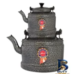 نمای جزئیات کتری و قوری بی نظیر مدل پودری پرداخت و جزئیات مواد