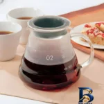 نمای جزئیات قوری مدل سرو قهوه cp اصل پرداخت و جزئیات مواد