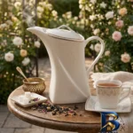 نمای جزئیات قوری دیشا با گنجایش ۱ لیتر پرداخت و جزئیات مواد