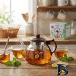 نمای جزئیات قوری پیرکس سانگ سان مدل N-۱۴ اصل پرداخت و جزئیات مواد