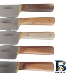 نمای جزئیات چاقو قصابی مژده زنجان مدل 006 با کیفیت عالی پرداخت و جزئیات مواد